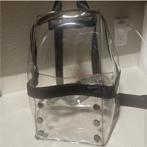 HUNTER Clear and Black Backpack - Picture 2 of 5